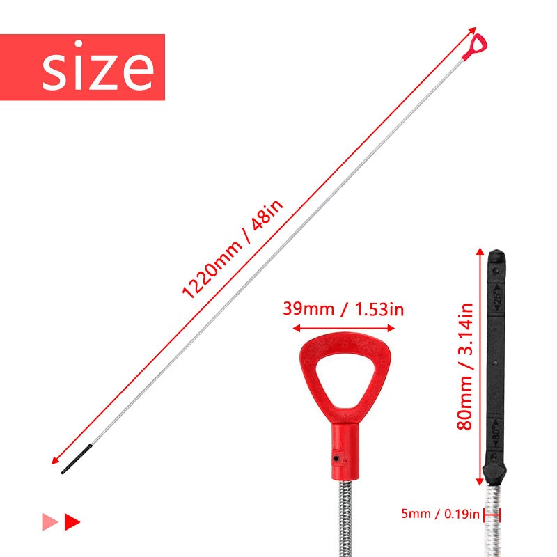 Saihisday Transmission Fluid Dipstick Replacement for Mercedes Benz Transmission Oil Level Dipstick Tool 722.6 917-321 140589152100 - Image 2